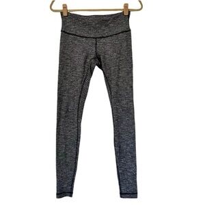 Lululemon Wunder Under 7/8 Tights Coco Pique Black